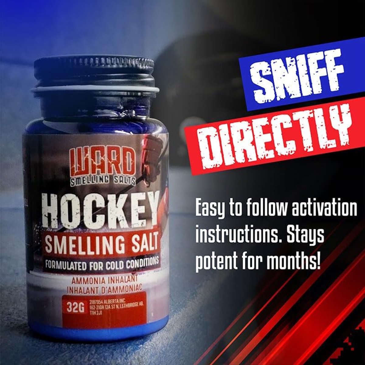 WARD - Smelling Salt - Hockey - Training - Booster - Workout