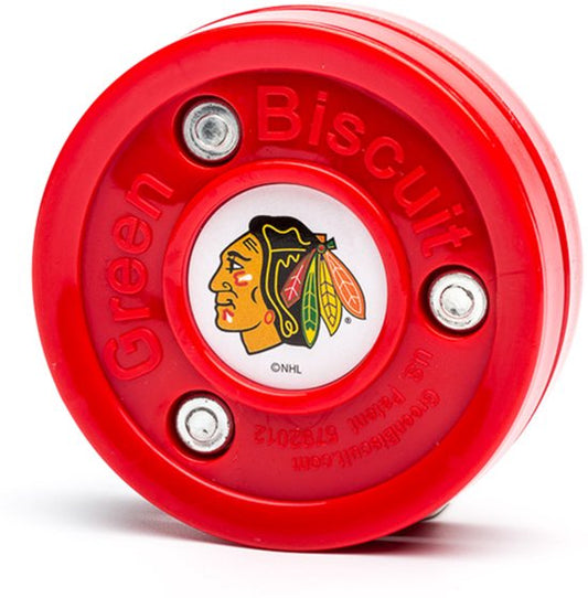 Green Biscuit - Original - Streethockey - Puck - NHL - Chicago Blackhawks