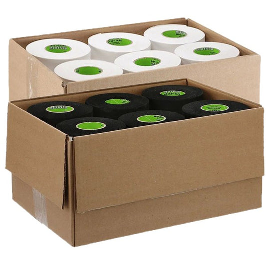 Renfrew PRO Sticktape 24 mm x 25 m – 60-pack zwart of wit